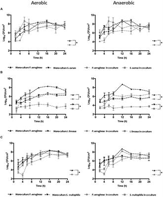 Insights into Cystic Fibrosis Polymicrobial Consortia: The Role of Species Interactions in Biofilm Development, Phenotype, and Response to In-Use Antibiotics